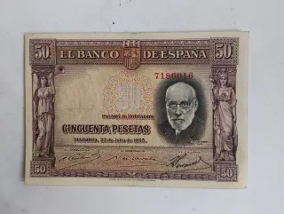 Billete 50 Pesetas Banco de España 1935