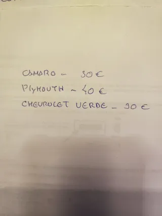 3 Coches a Escala 1/18