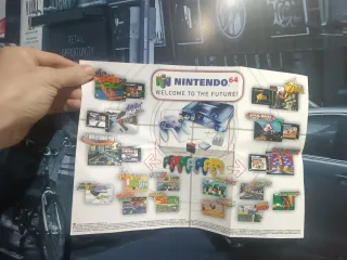 Folleto promocional Nintendo 64/Game boy.