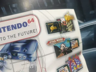 Folleto promocional Nintendo 64/Game boy.