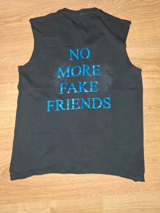 Camiseta sin mangas No More Fake Friends