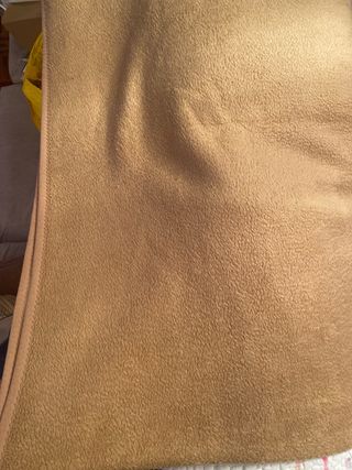Colcha marrón 105cm fleece