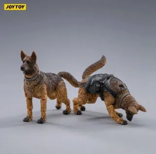 Joytoy 1/18 Set 2 Pastores Alemanes Militares