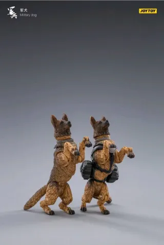 Joytoy 1/18 Set 2 Pastores Alemanes Militares