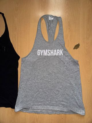 Camiseta Tirantes Gymshark Gris Talla S