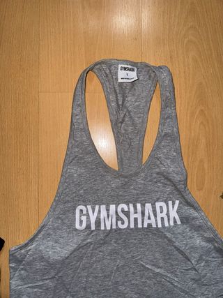 Camiseta Tirantes Gymshark Gris Talla S