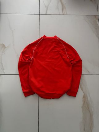 Sudadera con cremallera Adidas roja – icono street