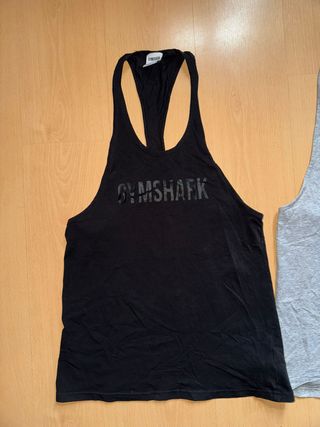 Camiseta Tirantes Gymshark Negra