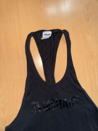 Camiseta Tirantes Gymshark Negra