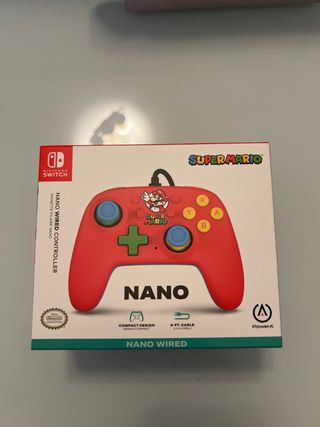 Nintendo Switch Blanca + M. Bros Wond + Mando