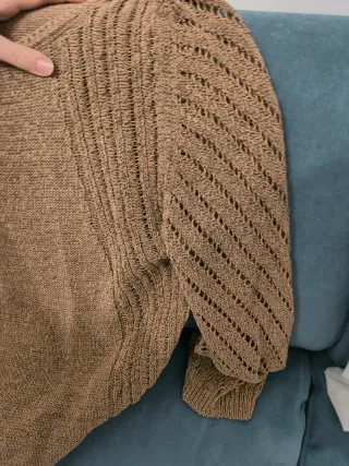 Camisa Massimo Dutti M/L Dorado/Marrón