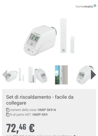 Set Riscaldamento Homematic IP