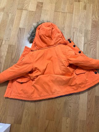 Cazadora Hackett niño naranja, 3/4 años .