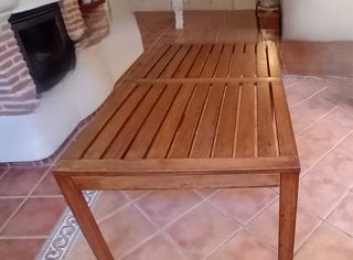 Mesa de teca para jardín/terraza