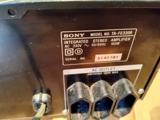 Amplificador Sony TA-FE330R Negro