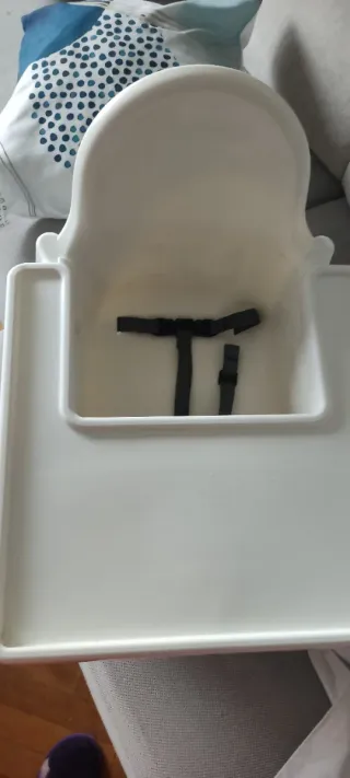 Trona infantil blanca