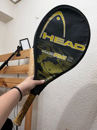 Raqueta de Tenis Head Negra y Amarilla