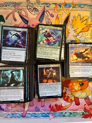 Lote 460 Cartas Magic The Gathering Spiderman