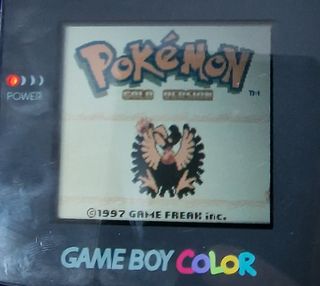 Pokemon Gold 1997 español Oro Game Boy Color