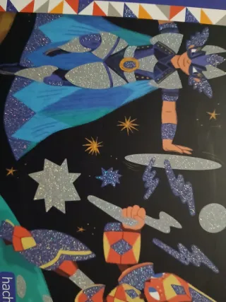 Kit Manualidades Janod Paillettes Héroes