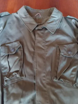 Giaccone vintage stile militare verde oliva