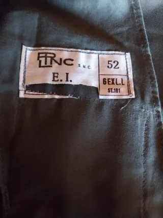 Giaccone vintage stile militare verde oliva