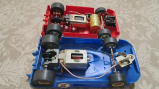 Coches Scalextric Matra Simca y Alfa Romeo