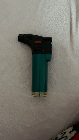 Soplete de cocina verde y negro