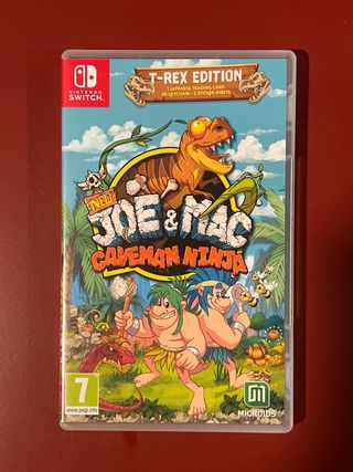 Joe & Mac: Caveman Ninja T-Rex Edition Switch