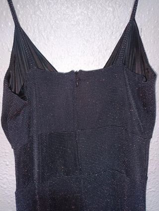 Mono negro largo con brillos