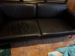 Sofá de 2 plazas eco cuero