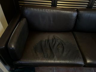 Sofá de 2 plazas eco cuero