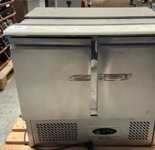 Barra de ensaladas de acero inoxidable