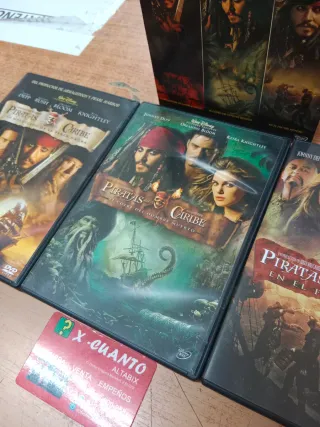 TRILOGÍA DVD DISNEY PIRATAS DEL CARIBE