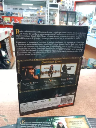 TRILOGÍA DVD DISNEY PIRATAS DEL CARIBE
