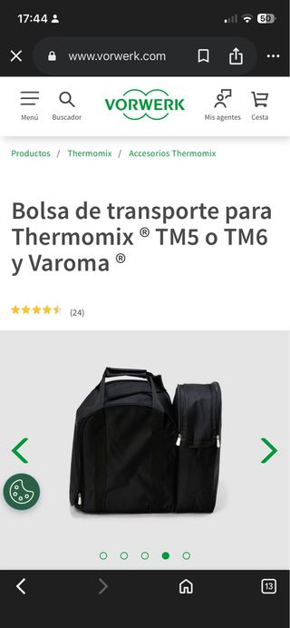 Bolso Transporte Thermomix Vorwerk TM31/TM5/TM6