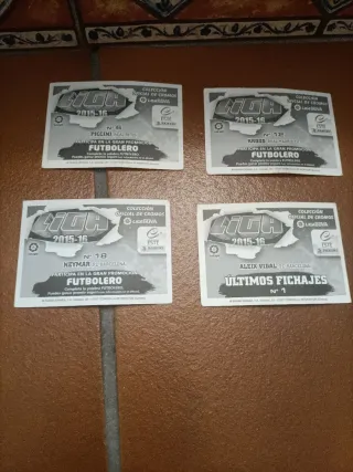 Cartas Fútbol Panini 2015