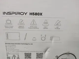 Huion Inspiroy H580X Tablet Gráfica