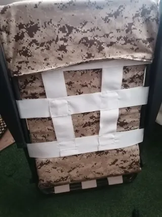 Mesa y tumbona plegables viaje