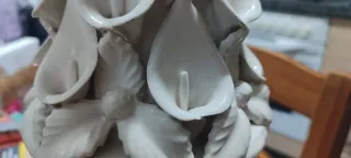 Lámpara Manises Calas Cerámica Blanca