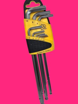 JUEGO 9 LLAVES HEXAGONALES BOLA BIANDITZ EXTRA LAR