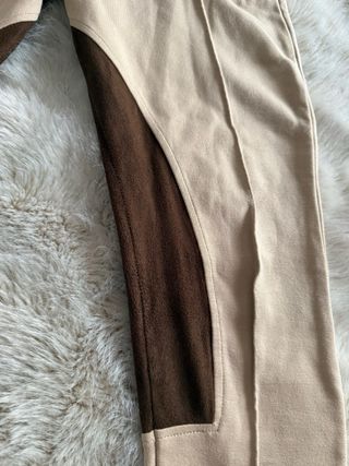 Lote Leggins elásticos camel y negro ZARA talla S
