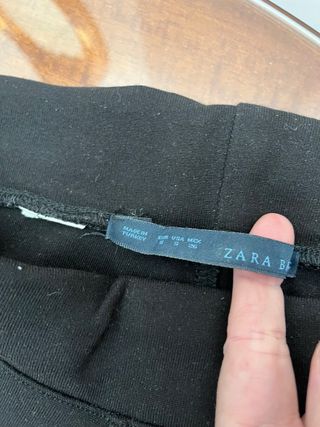 Lote Leggins elásticos camel y negro ZARA talla S