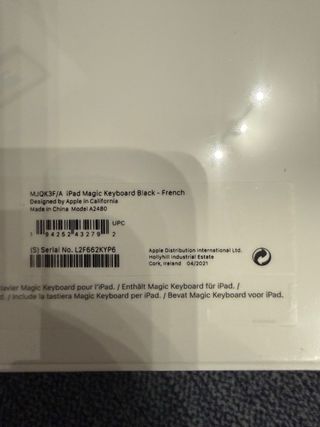 Teclado Mágico iPad 12.9 3ª, 4ª, 5ª Gen