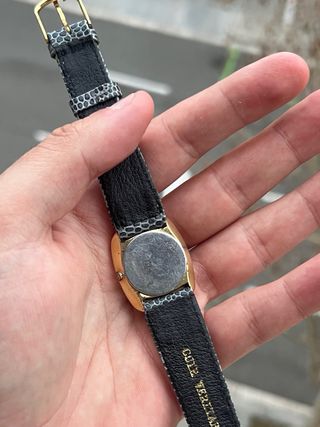 Omega De Ville Ellipse Oro Cuarzo