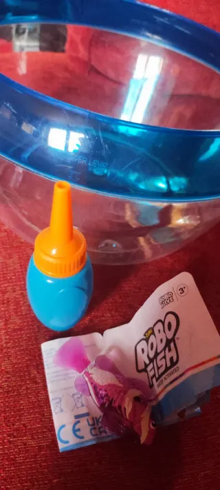 Pecera Robo Fish con 1 pez y accesorio