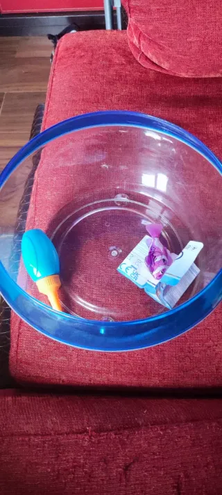 Pecera Robo Fish con 1 pez y accesorio