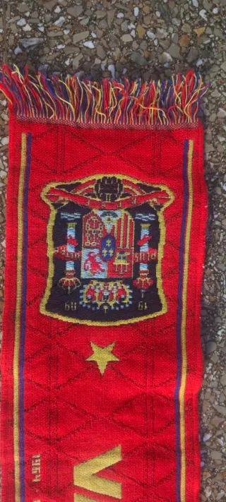 Bufanda Selección Española Roja y Dorada