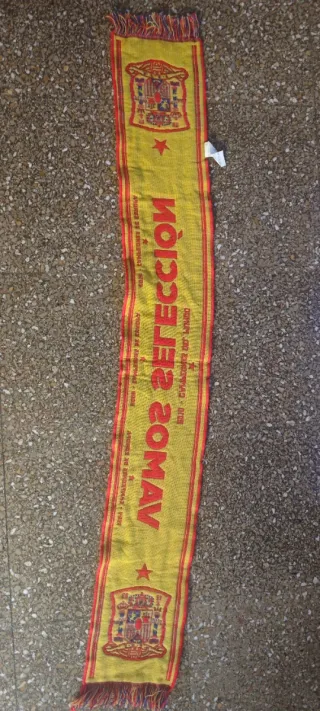 Bufanda Selección Española Roja y Dorada