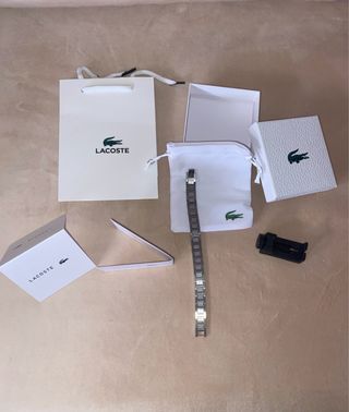Pulsera Lacoste Plata